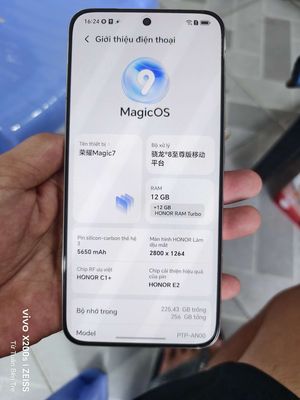 Honor Magic 7 camera đỉnh , loa hay ,màn phẳng. Mua bán Điện thoại tại Huyện Châu Thành Bến Tre được đăng bởi Từ Tuấn Bến Tre