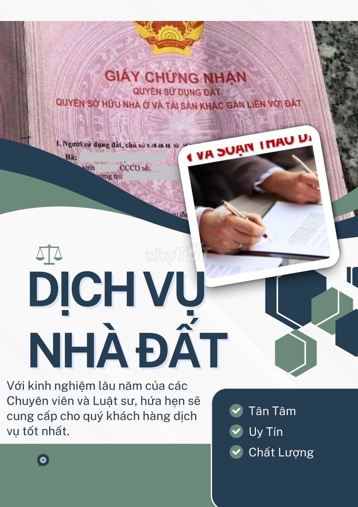 DỊCH VỤ PHÁP LÝ NHÀ ĐẤT QUẬN 10