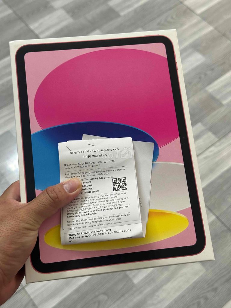 Apple iPad Gen 11 128GB Hồng Mới 100%. Mua bán Máy tính bảng tại Quận Ninh Kiều Cần Thơ được đăng bởi Nguyên Mobile Thanh Lý Đổi Máy hình 1