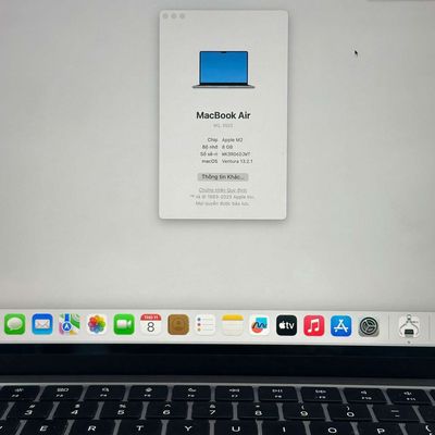 Macbook Air M2 13ind Úc 8/512 Pin 100 Gray Máy đẹp. Mua bán Laptop tại Quận 5 Tp Hồ Chí Minh được đăng bởi Phạm Việt Võ