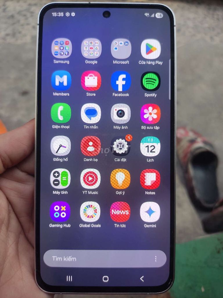 Samsung S24 FE 8GB/256GB Bạc. Mua bán Điện thoại tại Quận Bình Thạnh Tp Hồ Chí Minh được đăng bởi Tỷ NY hình 1