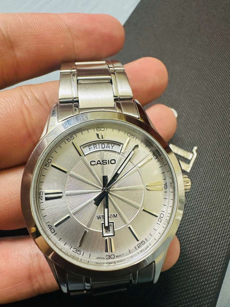 Casio MTP-1381-7AVDF Nam Bạc Kim loại. Mua bán Đồng hồ tại Thành phố Đà Lạt Lâm Đồng được đăng bởi NTMD hình 1