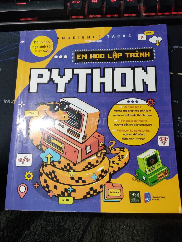 Sách em học lập trình python mới