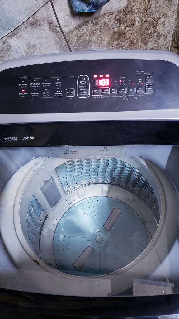 Máy giặt samsung 10kg inverter, máy đẹp zin nguyên