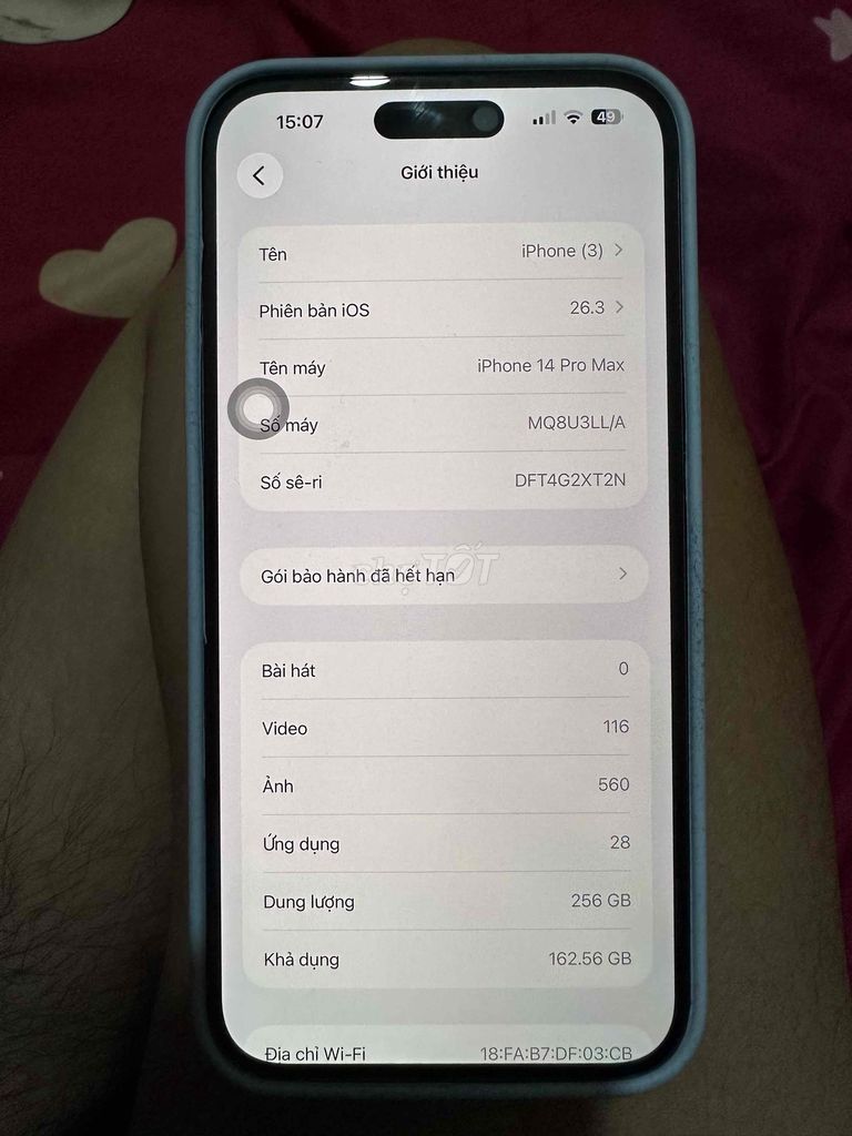 Apple iPhone 14 Pro Max 256GB Trắng LLA. Mua bán Điện thoại tại Quận 3 Tp Hồ Chí Minh được đăng bởi ĐHT MUSIC hình 1