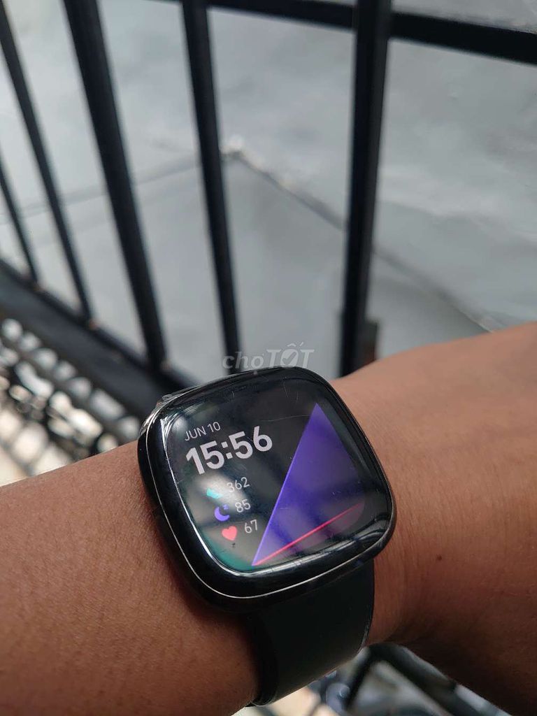 Fitbit Sense Đen. Mua bán Thiết bị đeo thông minh tại Quận Hoàng Mai Hà Nội được đăng bởi CHU NGHIA HIEP hình 1