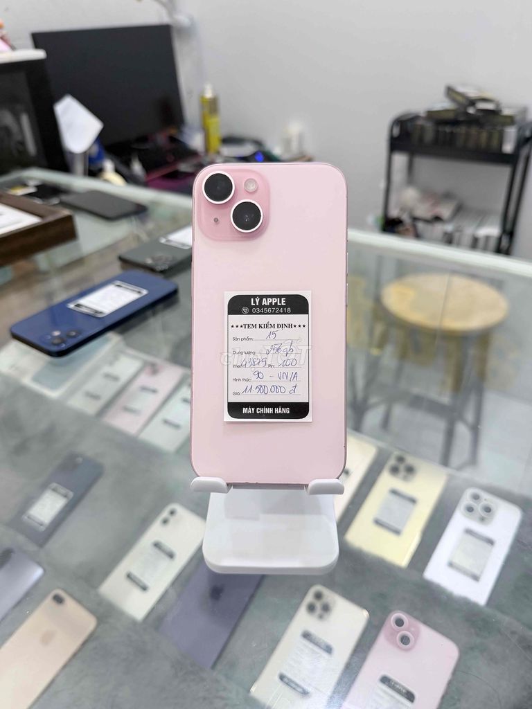 iPhone 15 Hồng 128GB (bán trả góp). Mua bán Điện thoại tại Thành phố Long Xuyên An Giang được đăng bởi Lý Apple hình 1