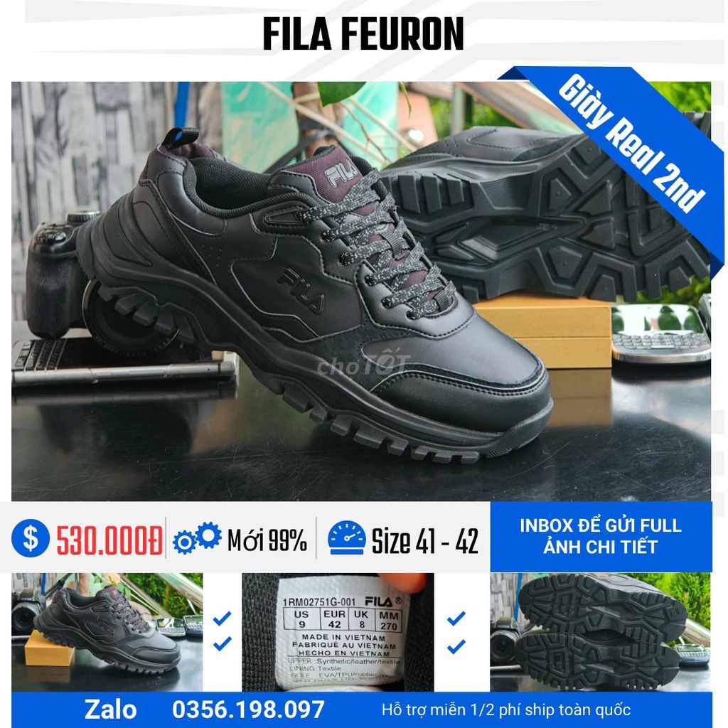 [CHÍNH HÃNG] [Mới 99%] Giày thể thao FILA FEURON . Mua bán Giày dép tại Quận Ngô Quyền Hải Phòng được đăng bởi chú CÔNG AN bán giày CHÍNH HÃNG hình 1