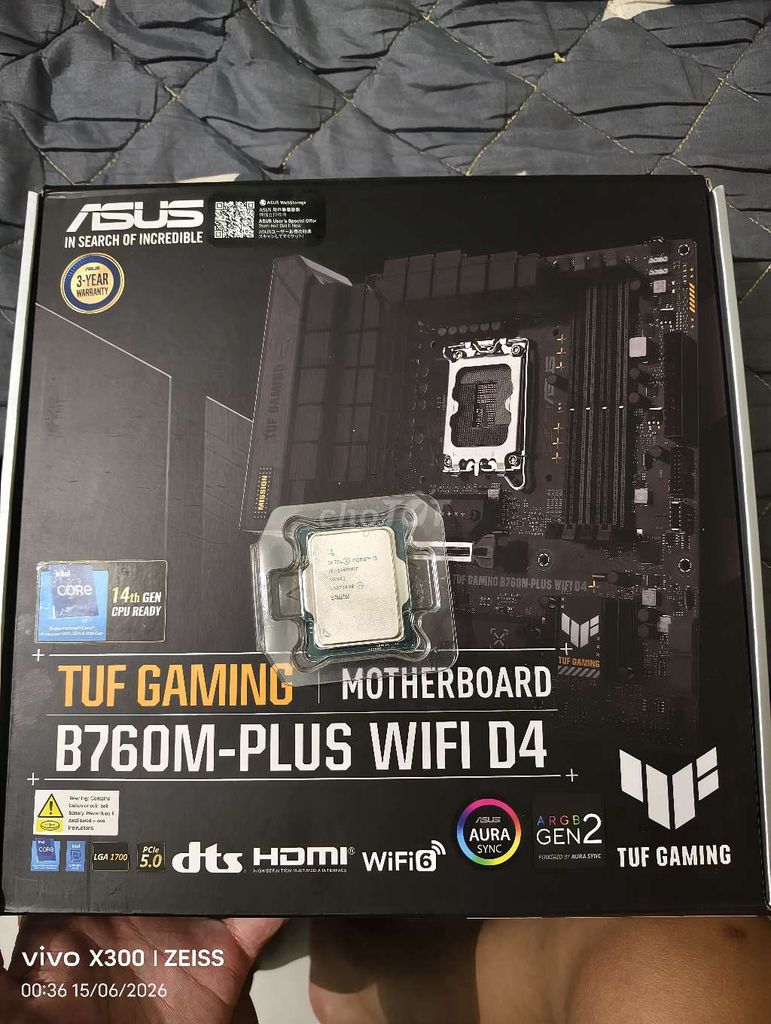 ASUS B760M-PLUS WIFI D4 LGA 1700 Mới. Mua bán Linh kiện (RAM, Card...) tại Quận Long Biên Hà Nội được đăng bởi tràng trai năm ấy hình 1