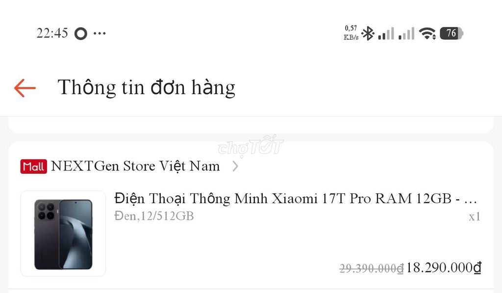 Xiaomi 17T Pro 12GB/512GB Đen. Mua bán Điện thoại tại Quận Hà Đông Hà Nội được đăng bởi BAMENMO hình 1