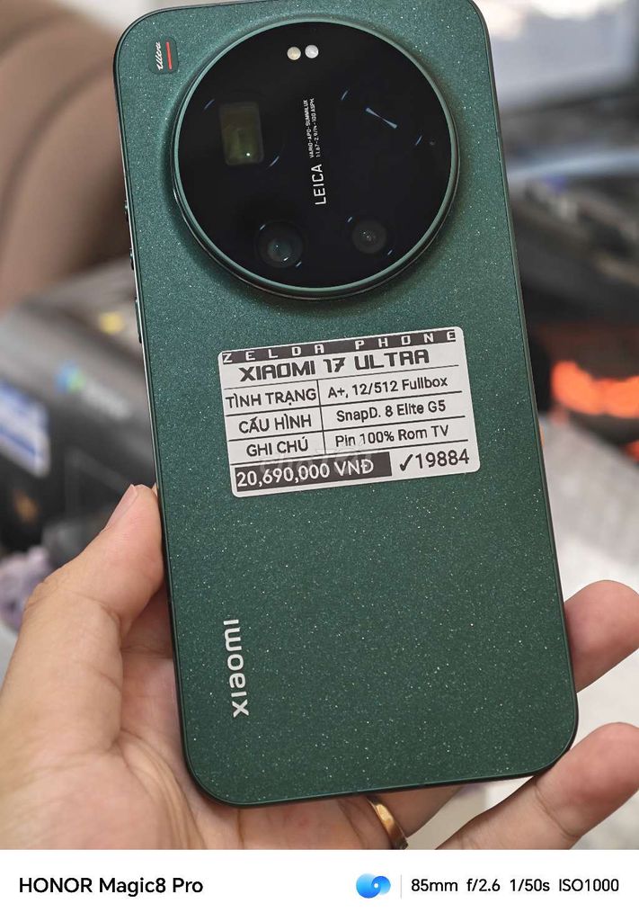 Xiaomi 17 Ultra 12/512GB Rom TV Fullbox. Mua bán Điện thoại tại Quận Ninh Kiều Cần Thơ được đăng bởi Zelda Phone hình 1