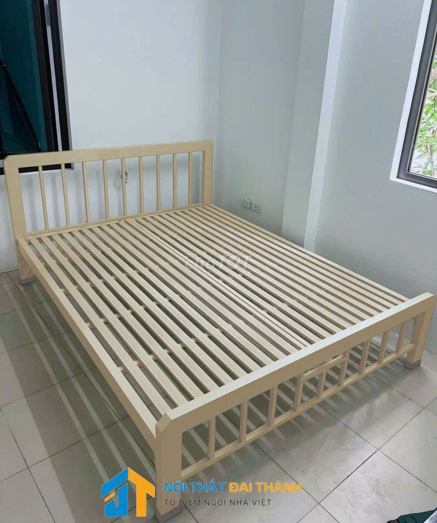 Giường sắt 1M8 MN01 MÀU KEM, SIÊUXINH, HỎATỐC HCM. Mua bán Giường, chăn ga gối nệm tại Quận Tân Phú Tp Hồ Chí Minh được đăng bởi NỘI THẤT ĐẠI THÀNH hình 1