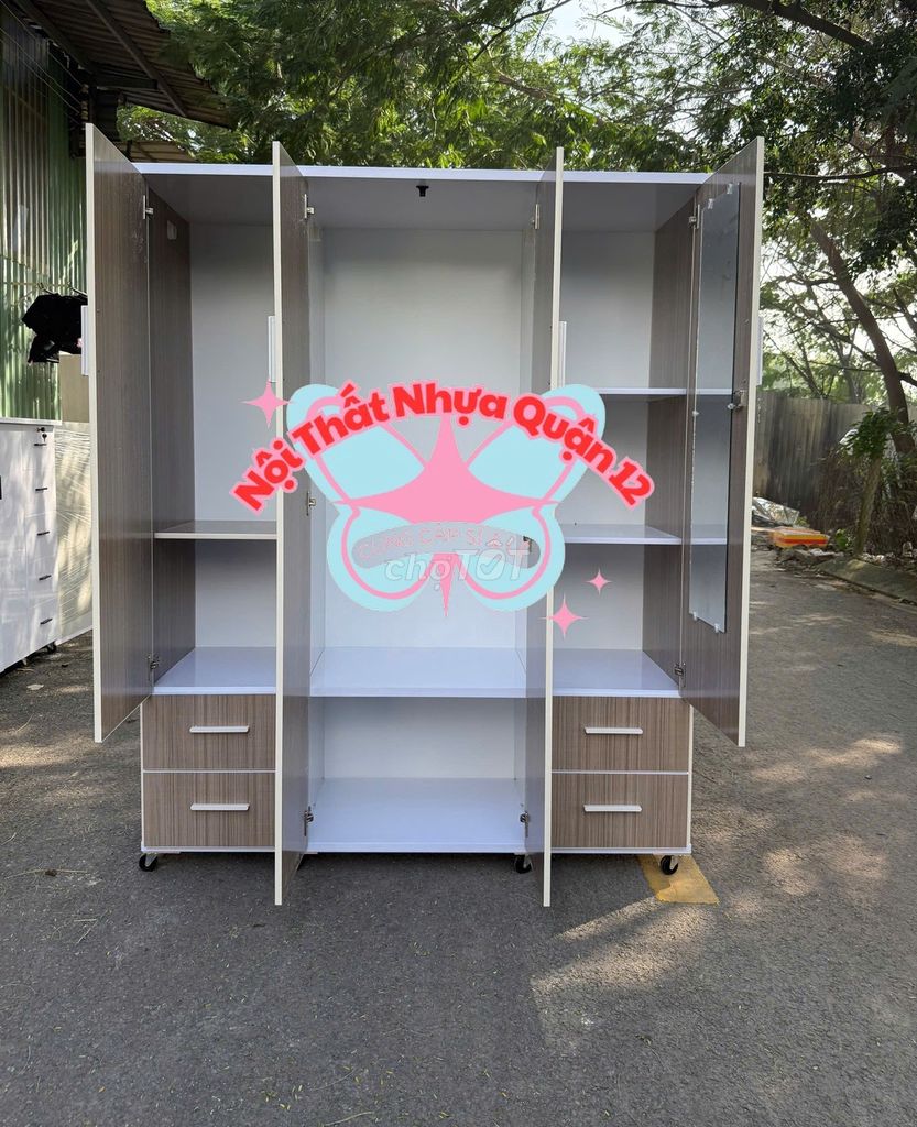 TỦ NHỰA=TỦ NHỰA=TỦ NHỰA=TỦ NHỰA=TỦ NHỰA=TỦ NHỰA=. Mua bán Tủ, kệ gia đình tại Huyện Hóc Môn Tp Hồ Chí Minh được đăng bởi Nhi Nội Thất Nhựa Giá Xưởng  hình 1