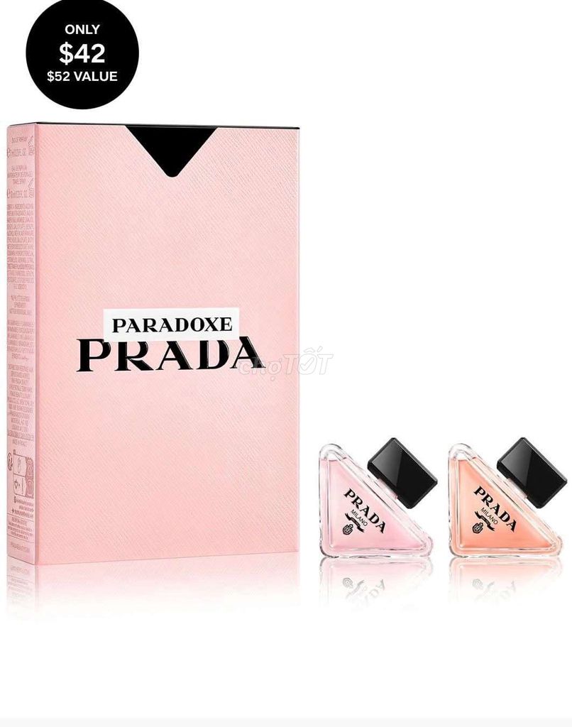 Nước hoa Prada Paradoxe Nữ Mini duo. Mua bán Nước hoa tại Quận Long Biên Hà Nội được đăng bởi tổng kho gia dụng  hình 1