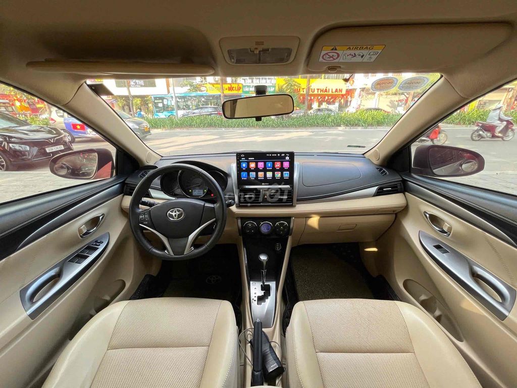 Toyota Vios 1.5G sx 2016 màu vàng cát đẹp. Mua bán Ô tô tại Quận Cầu Giấy Hà Nội được đăng bởi Cao Quý hình 8