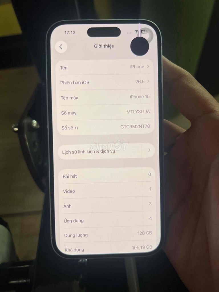 Apple iPhone 15 Lock Đã Cnc 2 Sim. Mua bán Điện thoại tại Thành phố Biên Hòa Đồng Nai được đăng bởi Nguyễn Gia Bảo hình 1