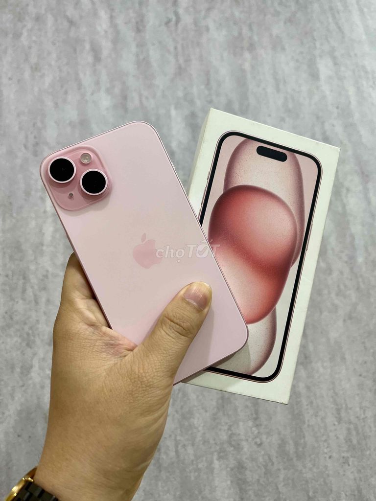 iphone 15 -128Gb Hồng zin keng fullbox có BH