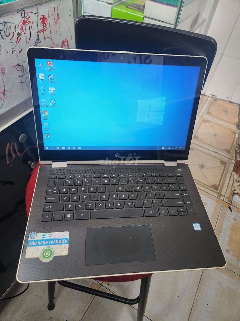 HP X360 i3 7100u/4g/128g/14" cảm ứng xoay 360°