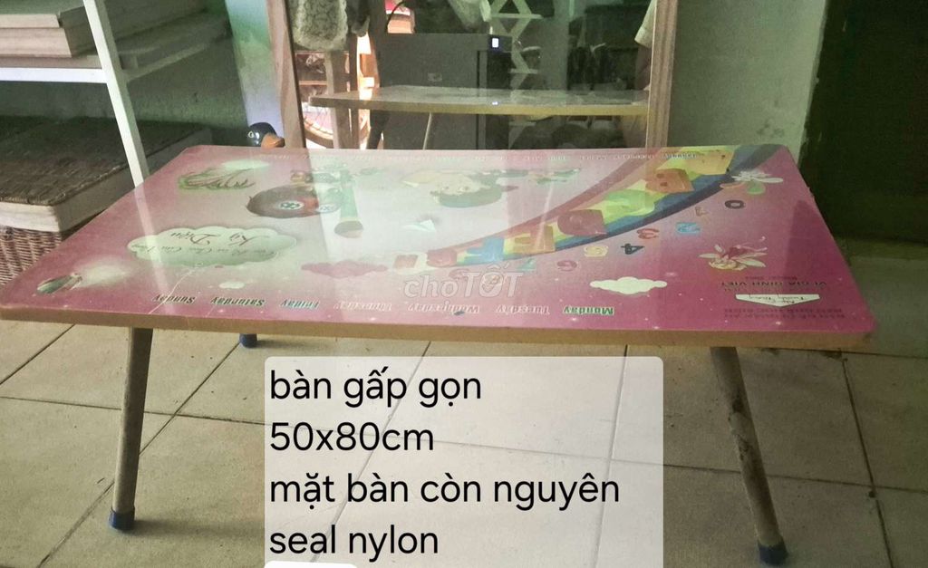 Bàn ngồi bệt gấp gọn  50x80cm. Mua bán Bàn ghế tại Quận Phú Nhuận Tp Hồ Chí Minh được đăng bởi Như Ý hình 1