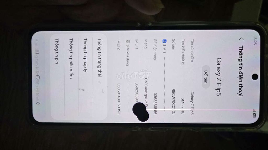 Samsung Galaxy Z Flip5 256GB 8GB Mới nguyên seal. Mua bán Điện thoại tại Quận 12 Tp Hồ Chí Minh được đăng bởi Thông hình 1