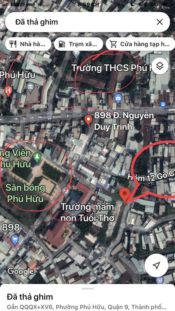 BÁN ĐẤT ĐƯỜNG 898 - GẦN ĐƯỜNG NGUYỄN DUY TRINH GIÁ RẺ!!!