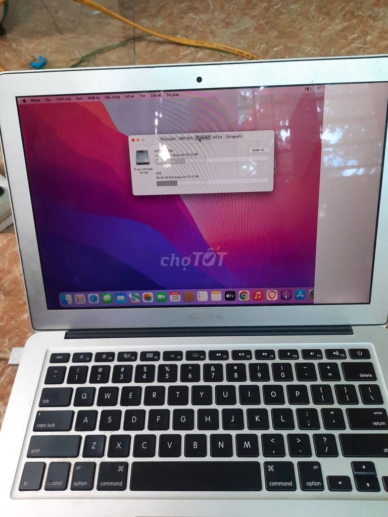 Apple Macbook Air 2017 13 inch 8GB/121GB Bạc. Mua bán Laptop tại Huyện An Lão Hải Phòng được đăng bởi Ngọc  hình 1