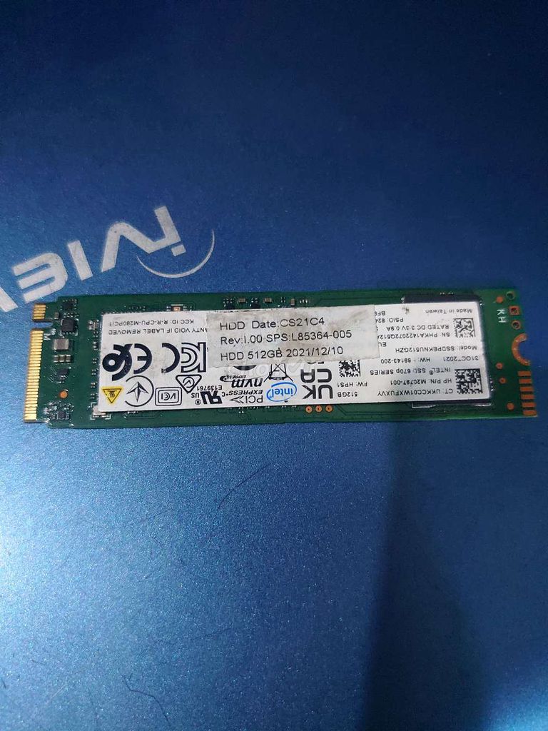 Xác SSD Intel 670p Series 512GB. Mua bán Linh kiện (RAM, Card...) tại Thành phố Thủ Đức Tp Hồ Chí Minh được đăng bởi Ngài Alex hình 1