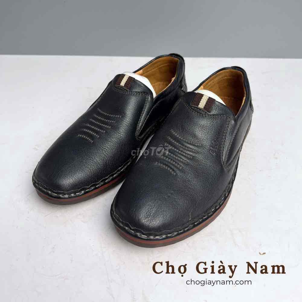 Giày lười nam Da hạt nổi Đen size 39 - Thanh lý 45. Mua bán Giày dép tại Quận 5 Tp Hồ Chí Minh được đăng bởi Nguyen Hoang Minh hình 1