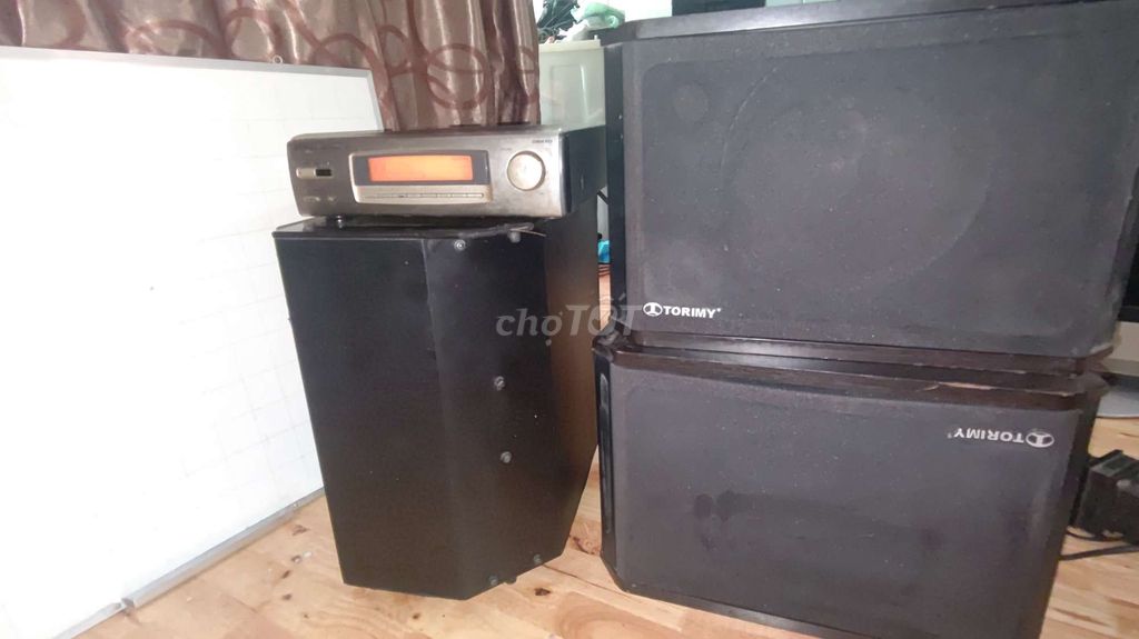 Loa sub Lg 1,8 tấc, 1 cặp torimy 2 tấc,ampli Onkyo. Mua bán Tivi, Âm thanh tại Quận 4 Tp Hồ Chí Minh được đăng bởi lân hình 1