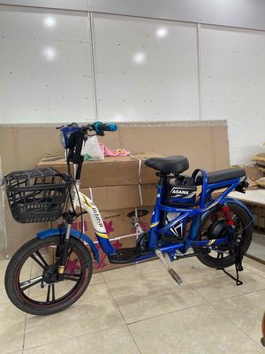 Xe đạp điện Hilusa Xanh Đỏ Đã qua sử dụng. Mua bán Xe điện tại Thị xã Bến Cát Bình Dương được đăng bởi tien