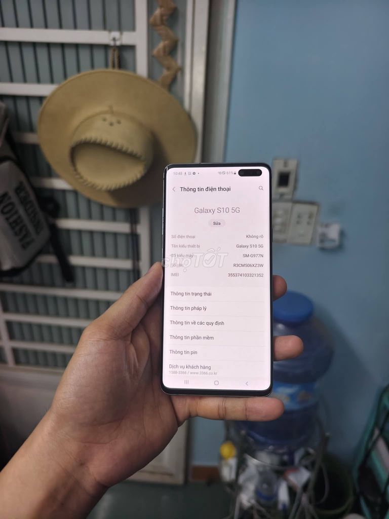 Samsung S10 5G Đen Hàn Quốc Đã sử dụng. Mua bán Điện thoại tại Quận 3 Tp Hồ Chí Minh được đăng bởi Hội Đồ Điện Tử hình 1