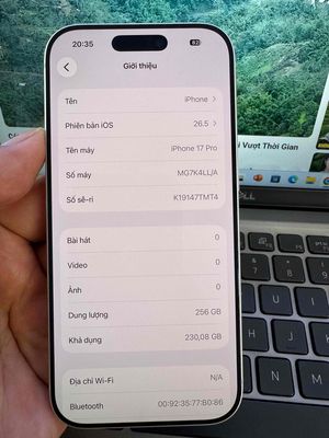 Apple iPhone 17 Pro 256GB Trắng 99%