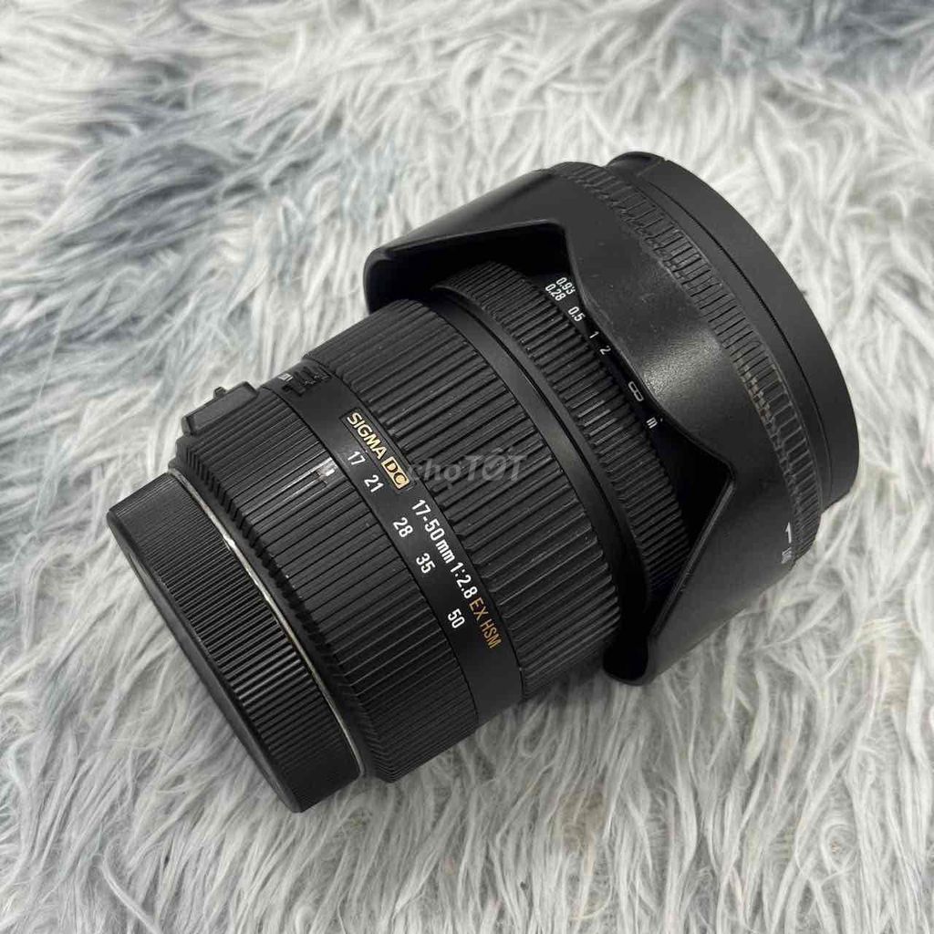 Ống kính Sigma 17-50mm F2.8 EX DC HSM Đen. Mua bán Máy ảnh, Máy quay tại Quận 5 Tp Hồ Chí Minh được đăng bởi Phan Thế Phong  hình 1