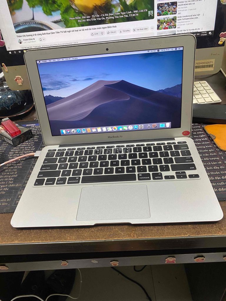 macbook air 2015 i5 ram 4 ssd 128 màn 11.6 inh. Mua bán Laptop tại Quận Hoàng Mai Hà Nội được đăng bởi Mac98 hình 1
