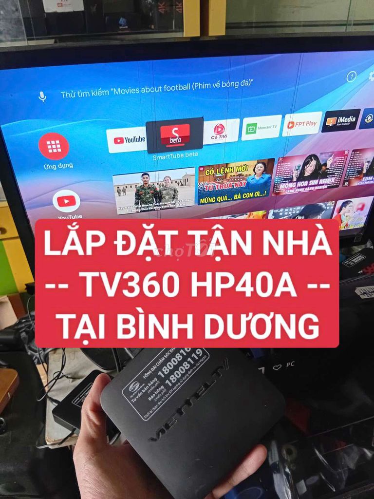 Dịch Vụ Lắp Đặt Đầu Box 360 TV360 Bình Dương. Dịch vụ tại Thành phố Thủ Dầu Một Bình Dương được đăng bởi Cửa Hàng Thành Đạt hình 1