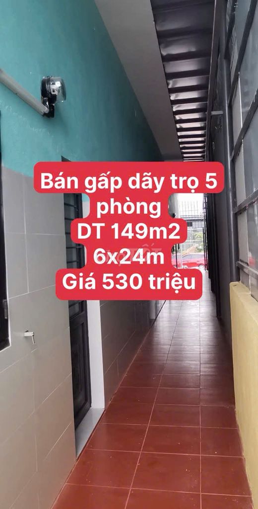 CHÚ 2 cần bán dãy trọ Tân Thông Hội Củ Chi 149m2 giá 530 triệu