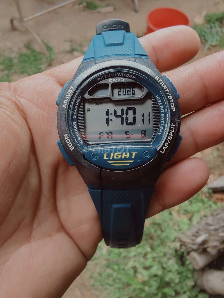 Đồng hồ Casio W-734 Xanh dương. Mua bán Đồng hồ tại Huyện Trà Cú Trà Vinh được đăng bởi Cô Cao Thành Lập hình 1