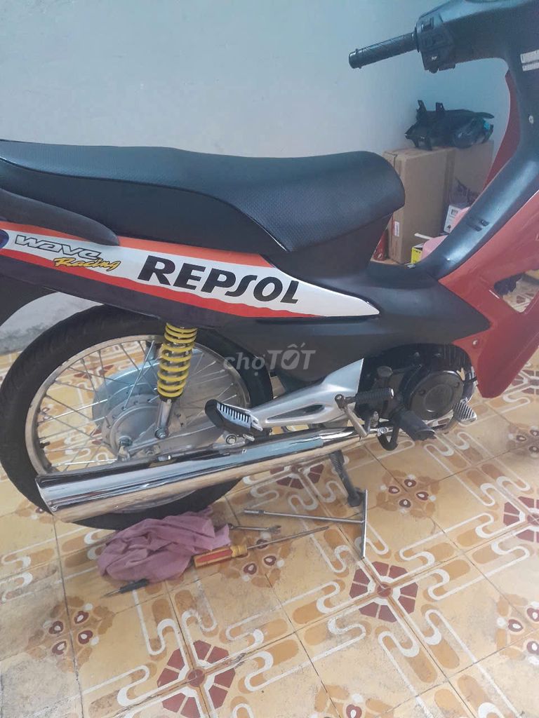 Xe Wave Repsol bản Hàn Quốc, đã được dọn kiểng nhẹ. Mua bán Xe máy tại Thành phố Bến Tre Bến Tre được đăng bởi Đỗ Duy Quang hình 3