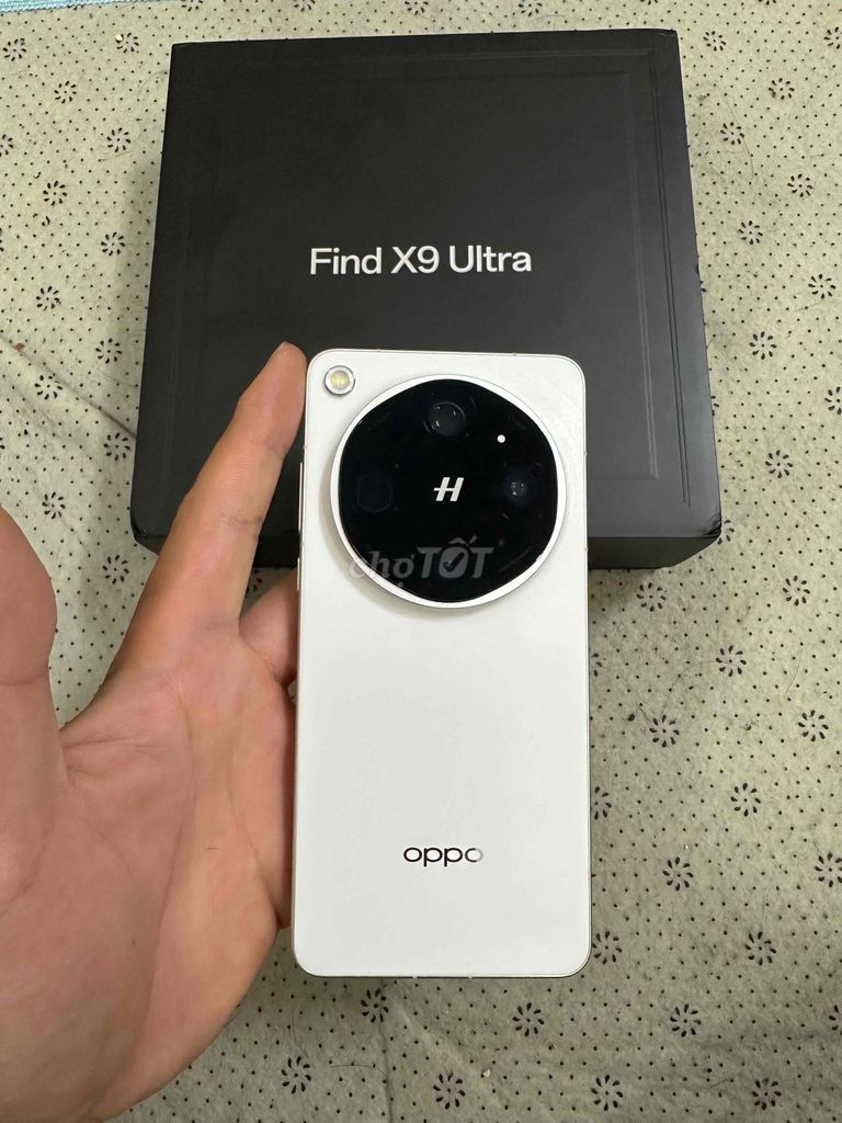 OPPO Find X9 Ultra 512GB Trắng fullbox ko tì vết. Mua bán Điện thoại tại Quận Tân Bình Tp Hồ Chí Minh được đăng bởi Nguyễn Thắng Mobile hình 1