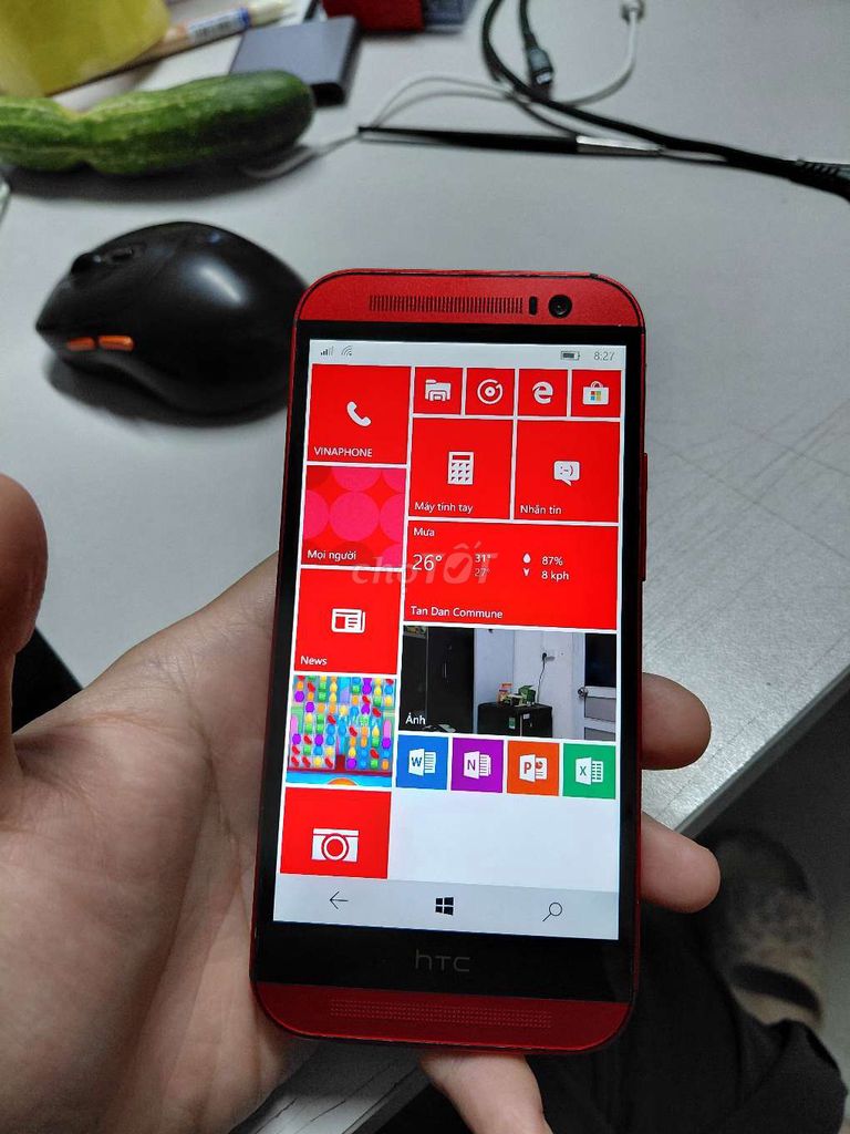 HTC M8 Windows 10 Mobile Đỏ Đã dùng. Mua bán Điện thoại tại Quận Bắc Từ Liêm Hà Nội được đăng bởi Lú hình 1