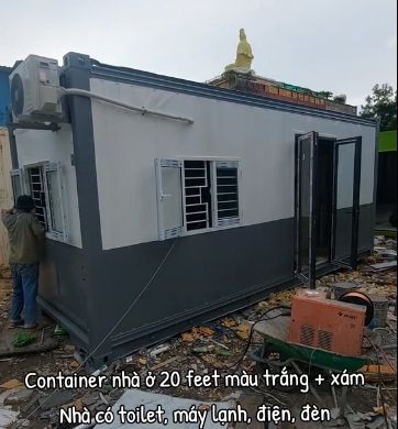Văn phòng công 20f trắng xám làm nhà ở có toilet. Mua bán Đồ chuyên dụng, Giống nuôi trồng tại Thành phố Dĩ An Bình Dương được đăng bởi Minh Hoàng Container