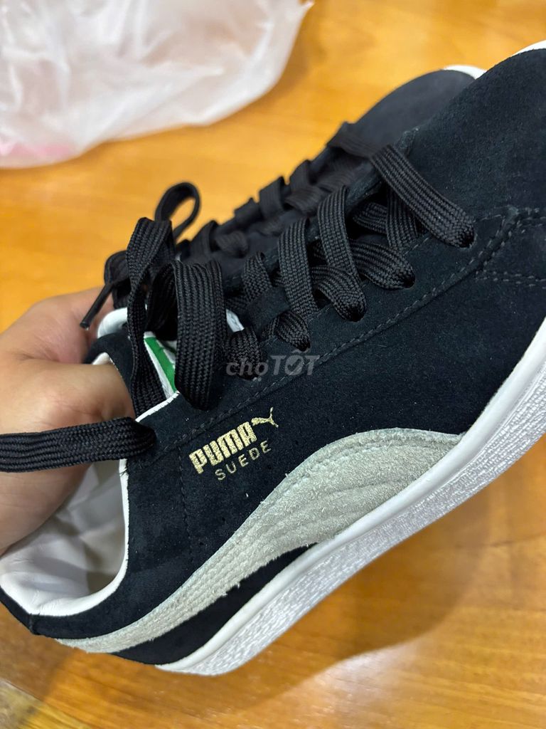 Giày thể thao Puma Da lộn Đen 35.5. Mua bán Giày dép tại Quận Bình Tân Tp Hồ Chí Minh được đăng bởi Hân Nguyễn hình 1