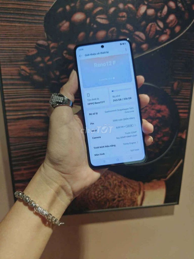 Oppo Reno 12F 256GB Chính hãng . Mua bán Điện thoại tại Thành phố Thuận An Bình Dương được đăng bởi Đạt Bình Dương hình 1