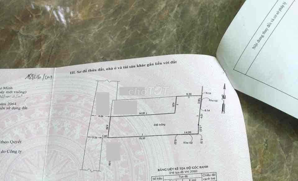 HXH HỒ ĐẮC DI_4.9 X 19.3M NỞ HẬU L 9M (115.7M2)