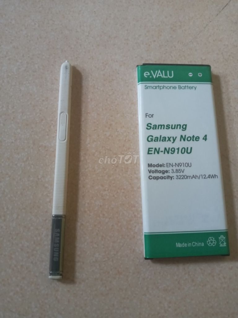 Pin Và Bút Samsung Note 4