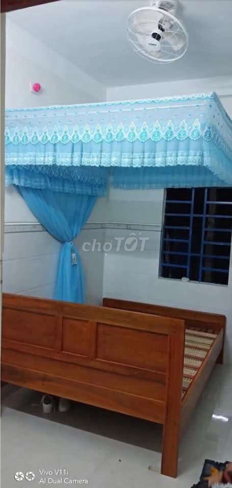 Mùng khung vuông 1m6x2m Voan Xanh. Mua bán Giường, chăn ga gối nệm tại Thành phố Buôn Ma Thuột Đắk Lắk được đăng bởi Nội thất Rèm màn Huyền Bmt  hình 1
