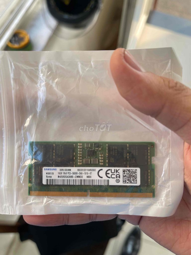 RAM laptop Samsung 16GB DDR5 5600MHz. Mua bán Linh kiện (RAM, Card...) tại Thành phố Nha Trang Khánh Hòa được đăng bởi Nguyễn Hoàng hình 1