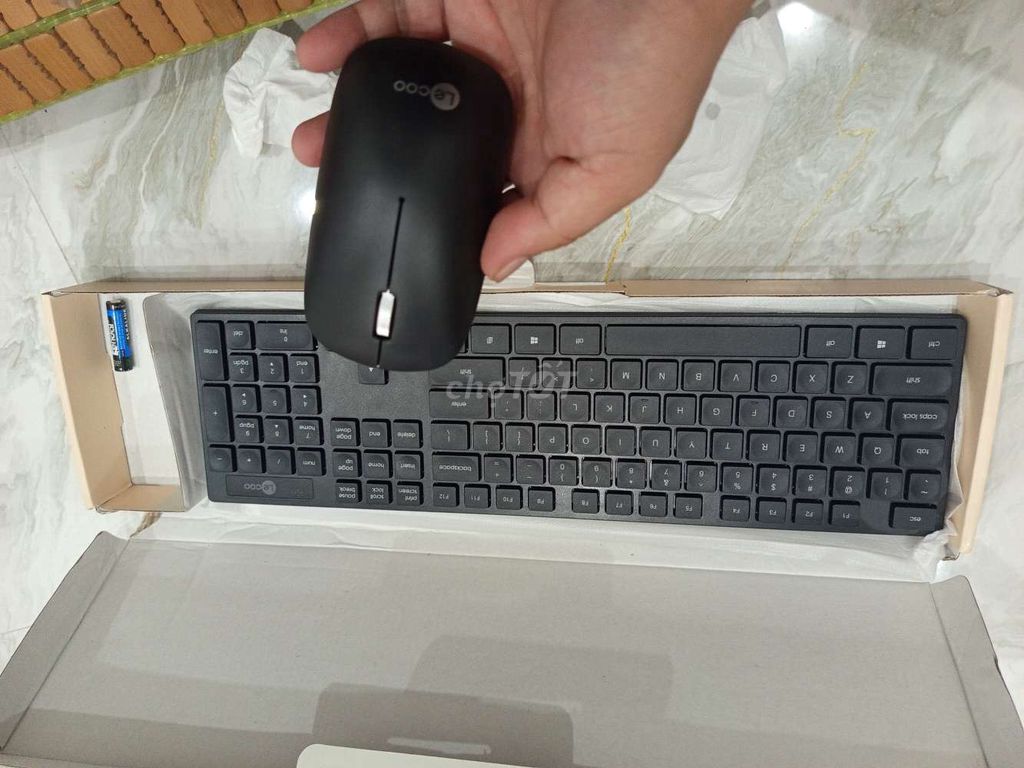Bàn phím chuột không dây Le coo KW206 Đen. Mua bán Phụ kiện (Màn hình, Chuột...) tại Huyện Quảng Điền Thừa Thiên Huế được đăng bởi hàng boom lazada hình 1