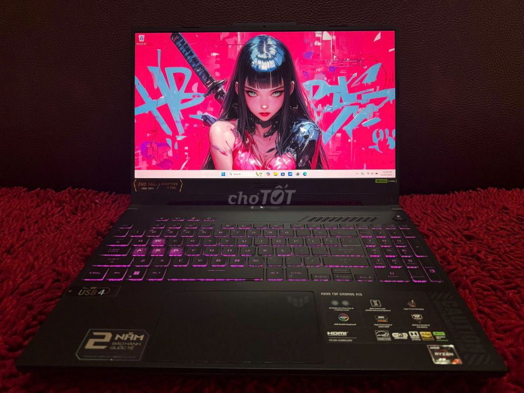 ASUS TUF A15 R7 7735HS RTX4050 100% sRGB BH 2027. Mua bán Laptop tại Quận Gò Vấp Tp Hồ Chí Minh được đăng bởi Laptopxanh hình 1
