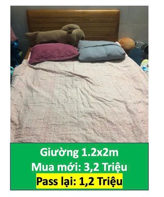 Giuong Ngu 1.2x2.0. Mua bán Giường, chăn ga gối nệm tại Quận Bình Thạnh Tp Hồ Chí Minh được đăng bởi Hùng Vũ